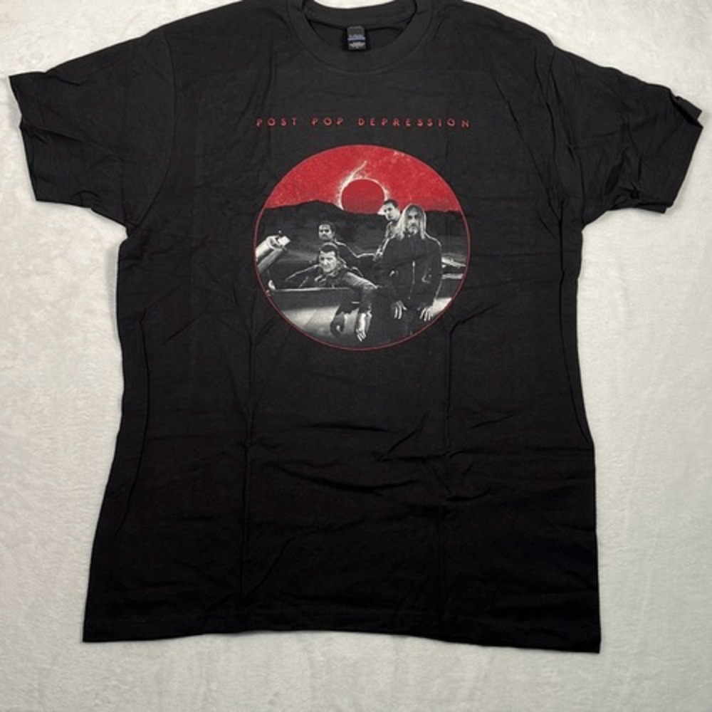 Iggy concert Post‎ Pop Depression release eclipse graphic print T-shirt Men L